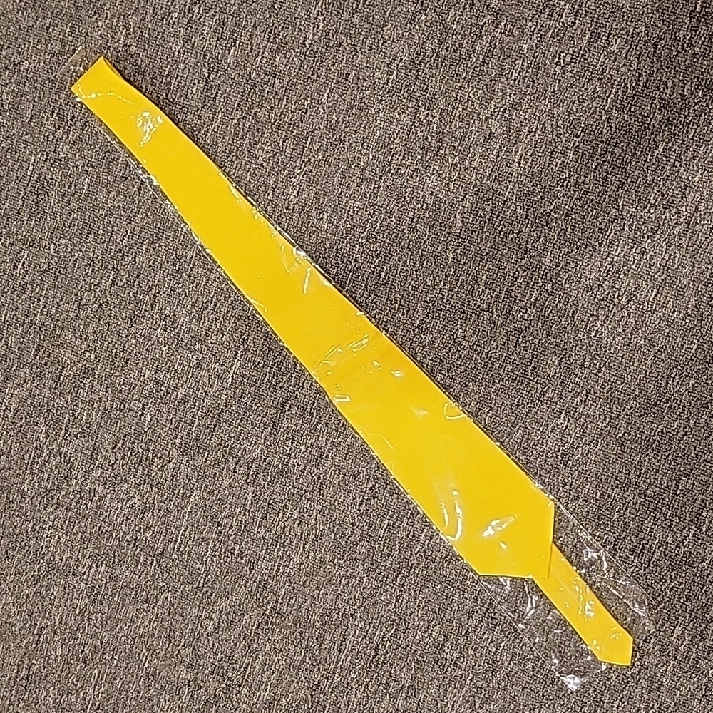 Yellow necktie